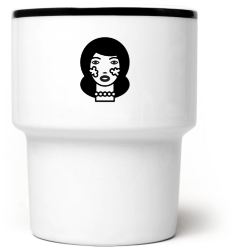 Kubek bez ucha Facial