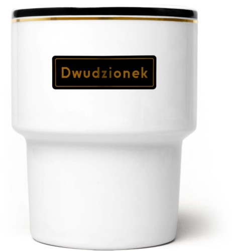 Kubek bez ucha Dwudzionek