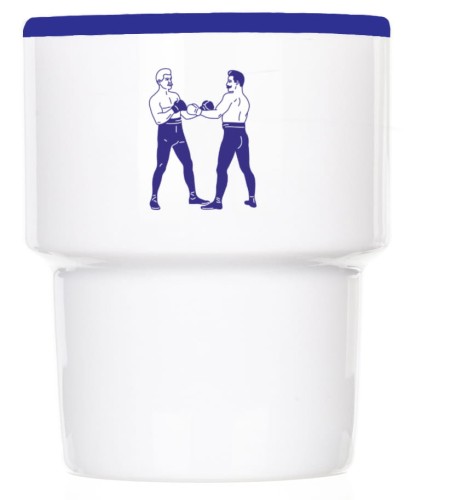 Kubek bez ucha Bokserzy