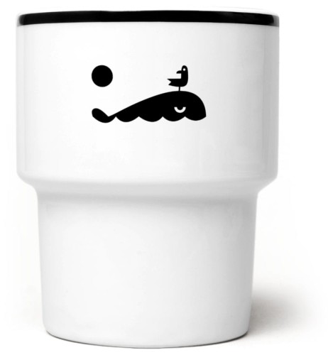 Kubek bez ucha Wieloryb