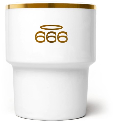 Kubek bez ucha 666