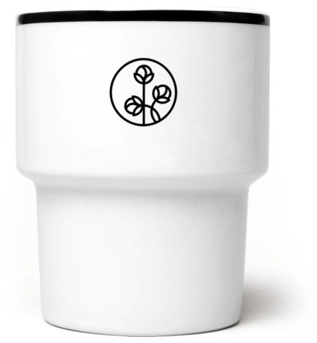 Kubek bez ucha Pąki