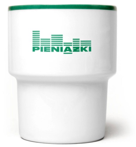 kubek bez ucha Pieniążki