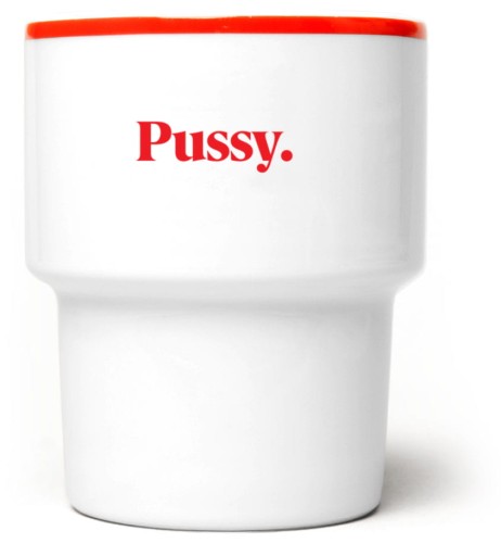 kubek bez ucha Pussy i kropka