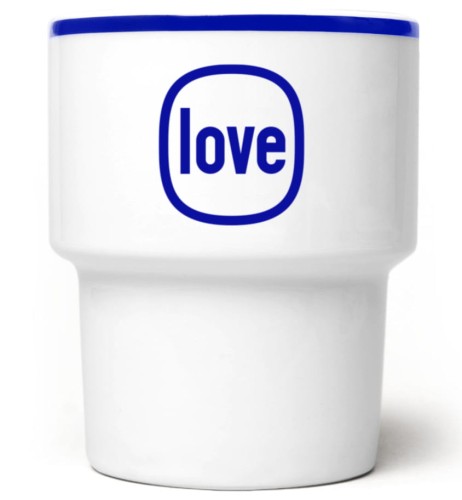 kubek bez ucha Love