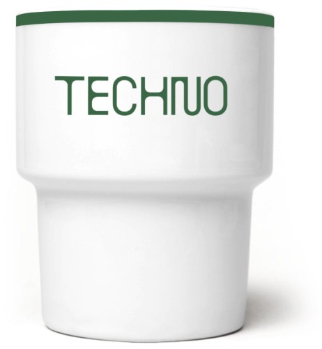 Kubek bez ucha Techno