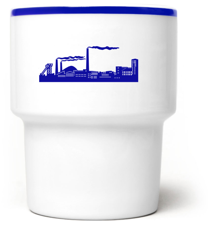 slask skyline silesian landscape polish mug