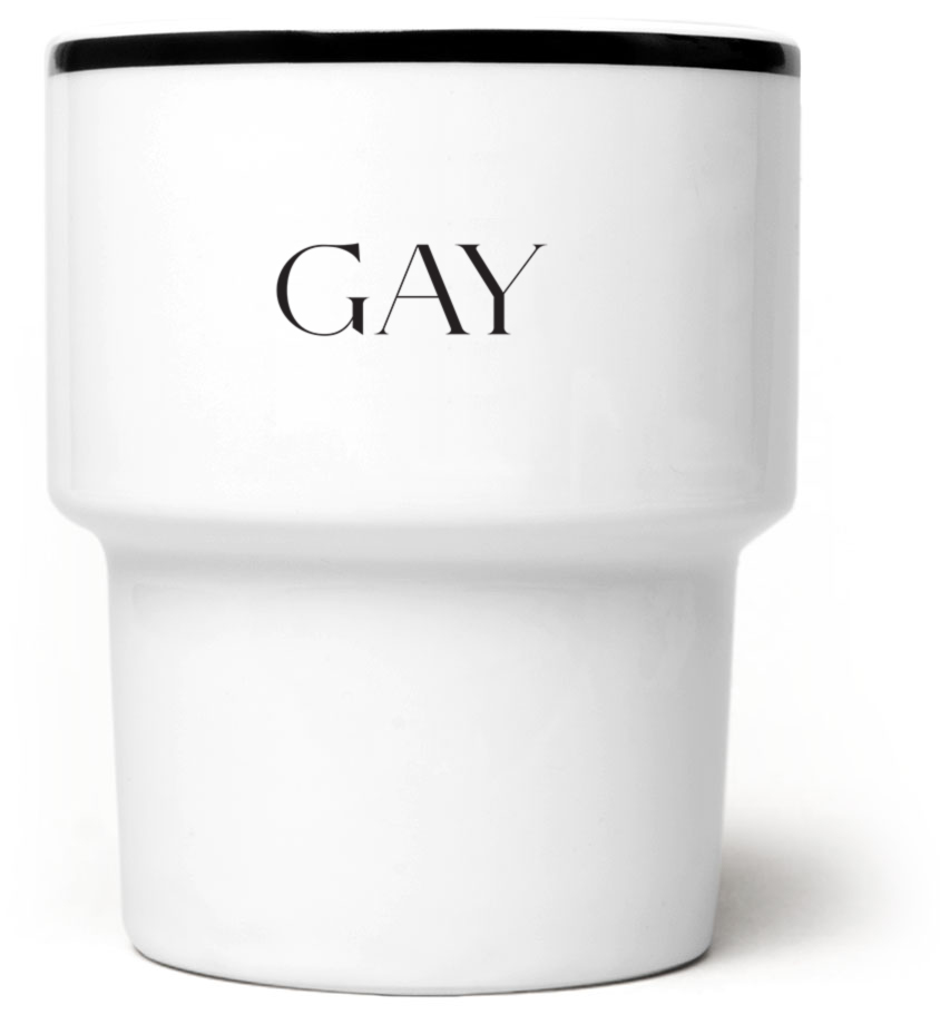 gay mug