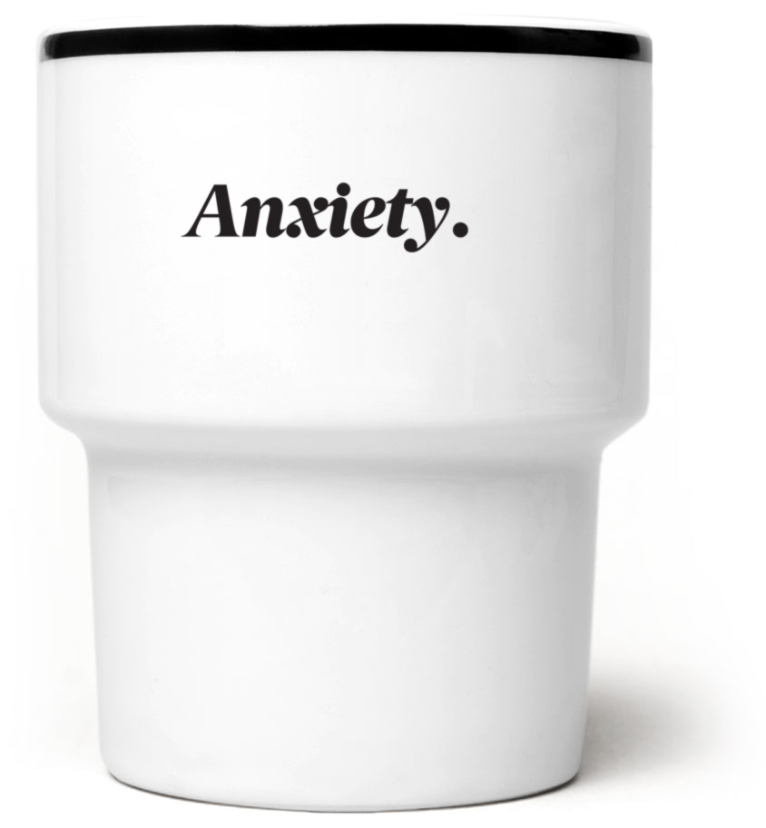 anxiety mug